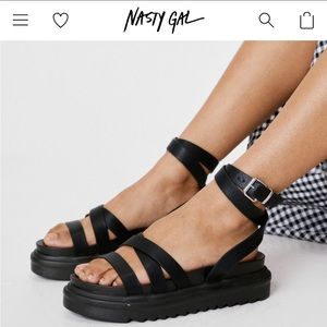Nasty Gal platform sandals